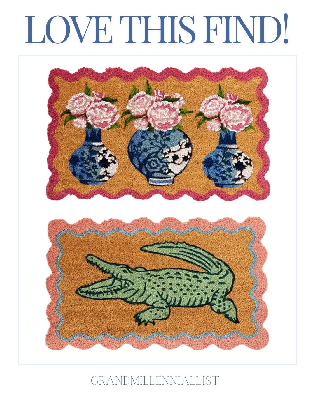 Cute doormats for spring!

Porch decor outdoor chinoiserie grandmillennial southern home

#LTKHome #LTKSeasonal