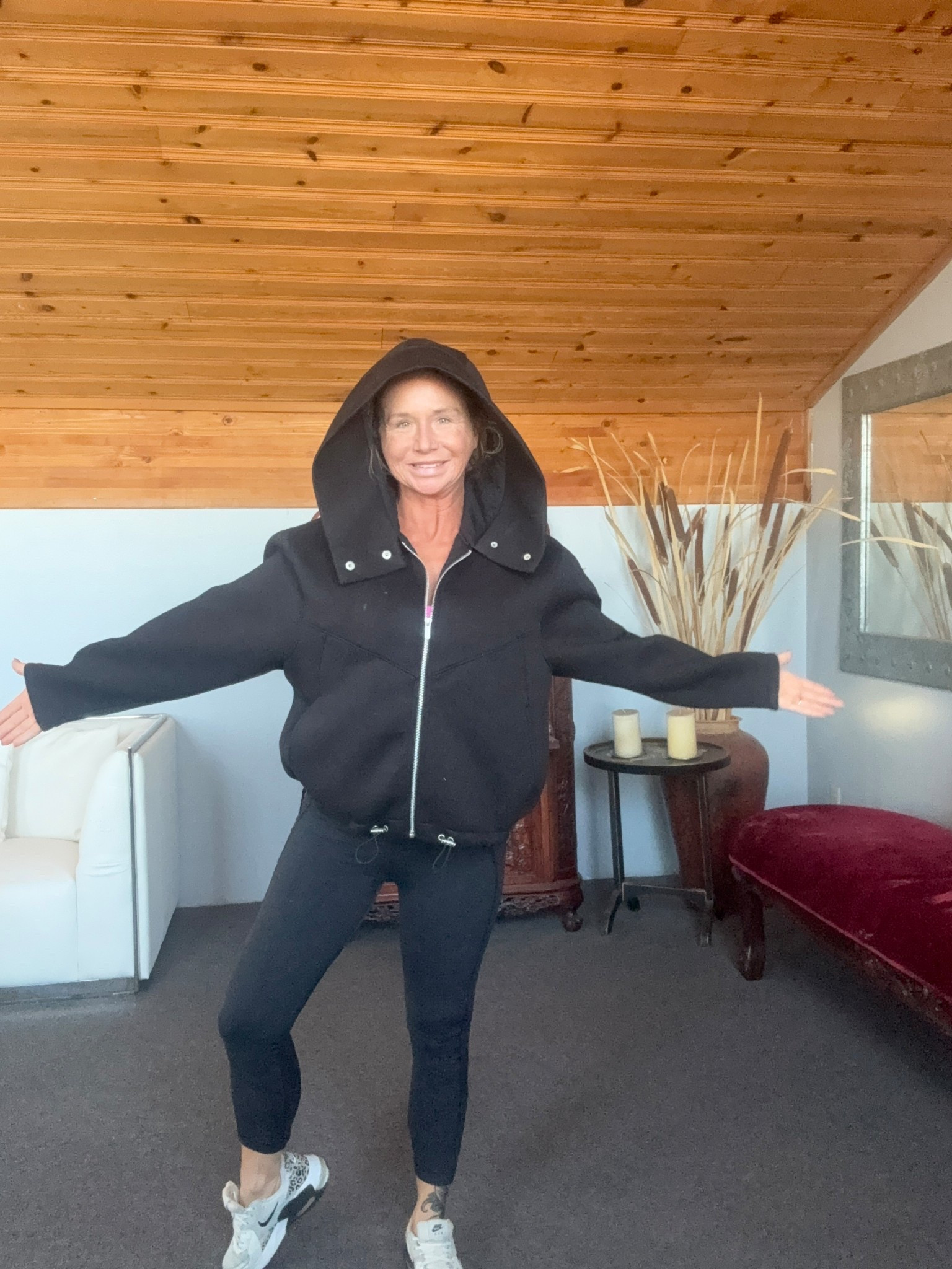 I love this jacket/ sweatshirt from Walmart. It’s a NEW ARRIVAL! it’s super soft with great packets . I am wearing an x-small it is oversized 

#LTKActive #LTKOver40 #LTKPetite