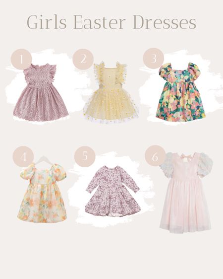 adorable girls toddler/baby dress finds for Easter. 
dress, colorful, sleeves, ruffles 

#LTKbaby #LTKkids #LTKFind