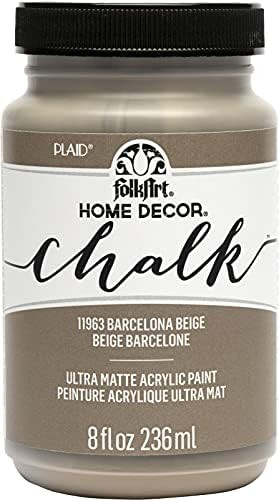 FolkArt, Barcelona Beige Assorted Home Décor 8 fl oz / 236 ml Acrylic Chalk Paint For Easy To Ap... | Amazon (US)