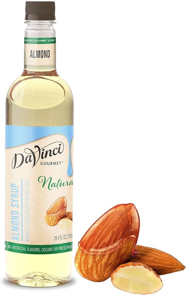 DaVinci Gourmet Naturals Almond Syrup, 25.4 Fluid Ounces (Pack of 1) | Amazon (US)