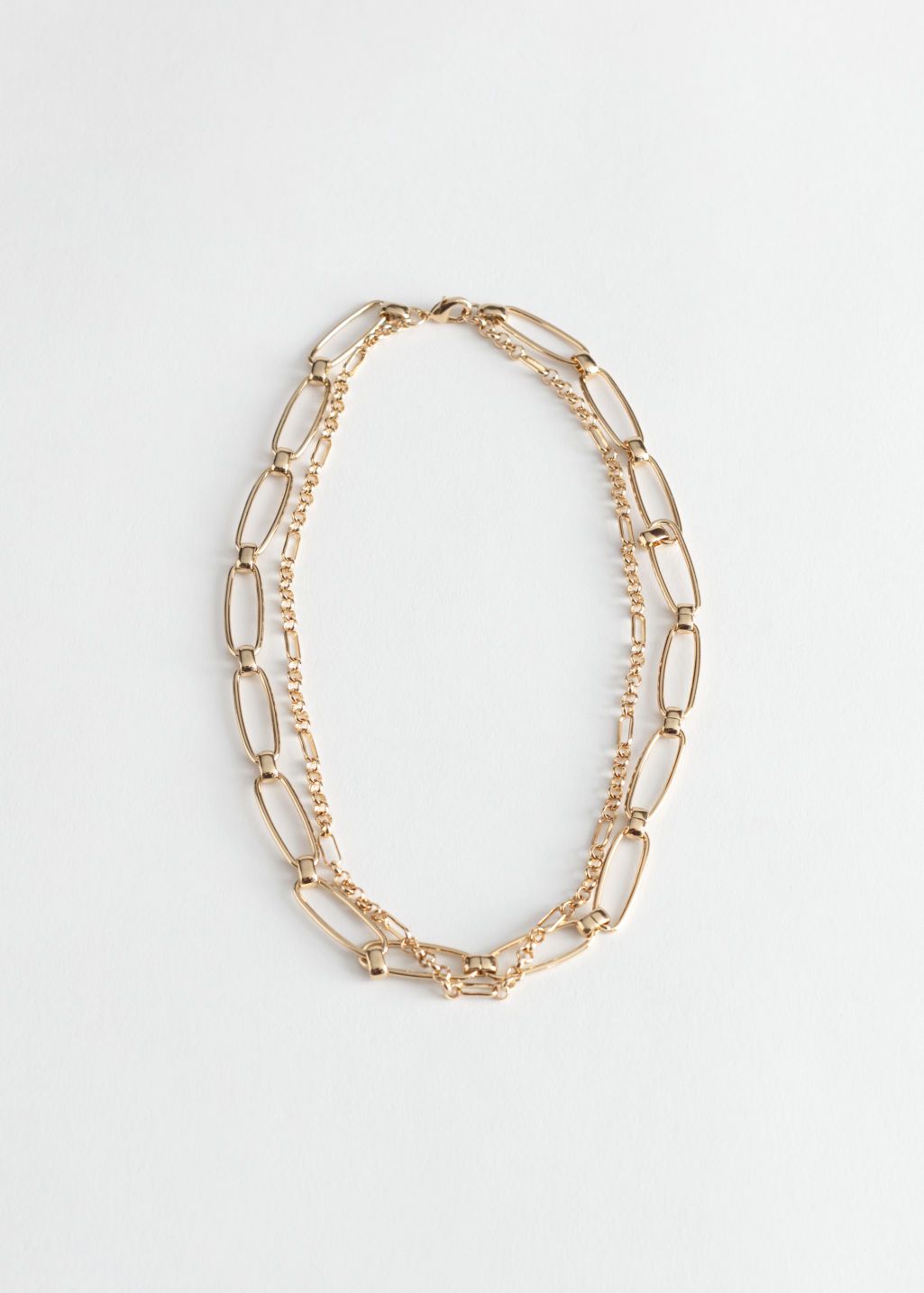 Duo Chunky Chain Necklace - Gold | & Other Stories (EU + UK)