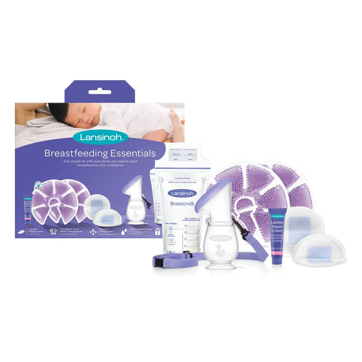 Lansinoh Breastfeeding Essentials Kit for Nursing Moms | Target