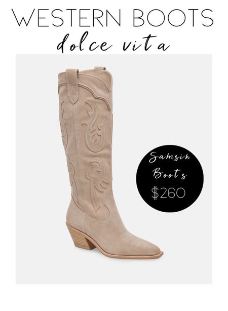 Western boots By dolce vita 🤍 Run TTS 

#LTKstyletip #LTKshoecrush