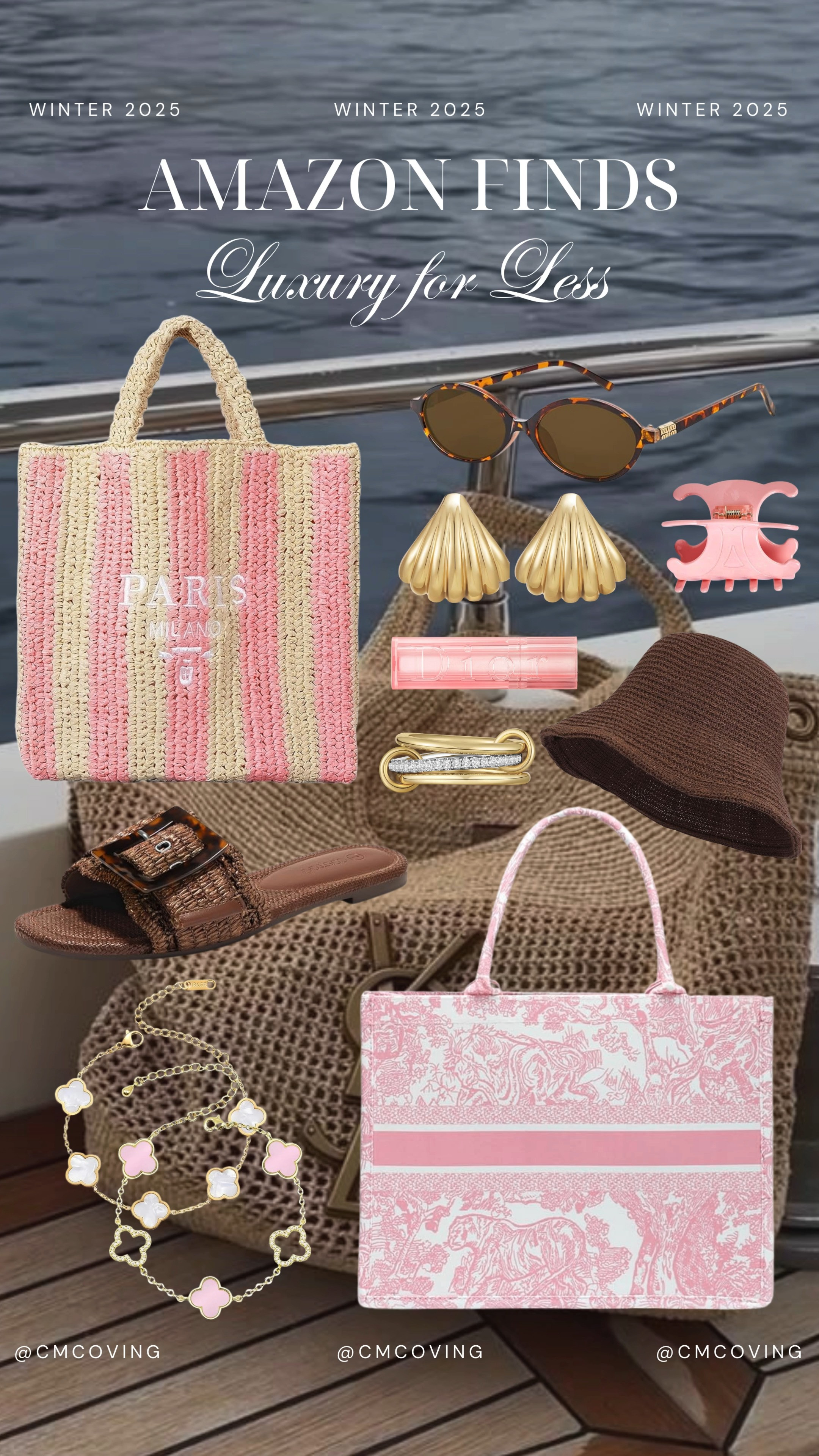 Luxury Amazon Finds 🤍

amazon bag, amazon shoes, look for less, amazon hand bag, beach bag, sunglasses, earrings  

 #LTKSeasonal #LTKSaleAlert #LTKTravel