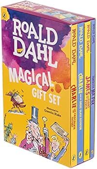 Roald Dahl Magical Gift Set (4 Books): Charlie and the Chocolate Factory, James and the Giant Pea... | Amazon (US)