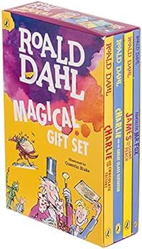 Roald Dahl Magical Gift Set (4 Books): Charlie and the Chocolate Factory, James and the Giant Pea... | Amazon (US)