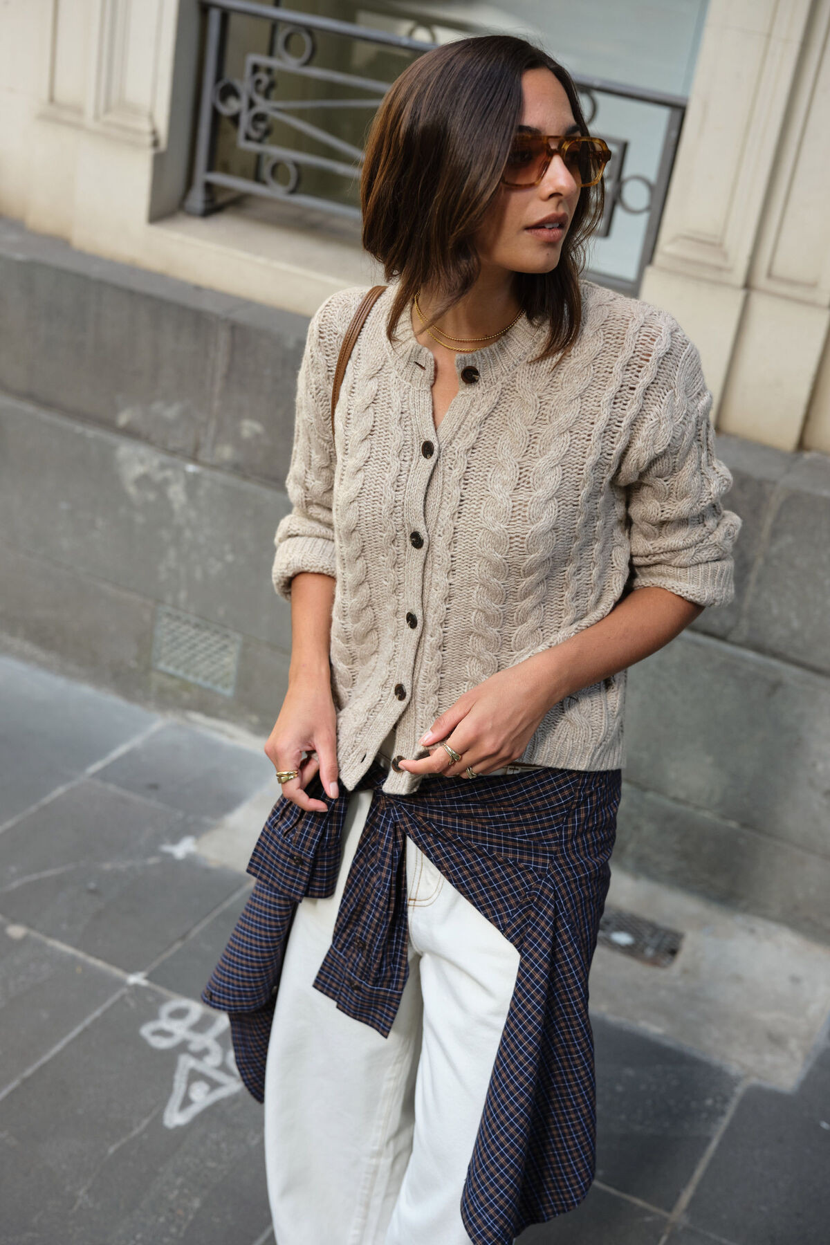 Heidi Cable Knit Cardi | Ceres Life