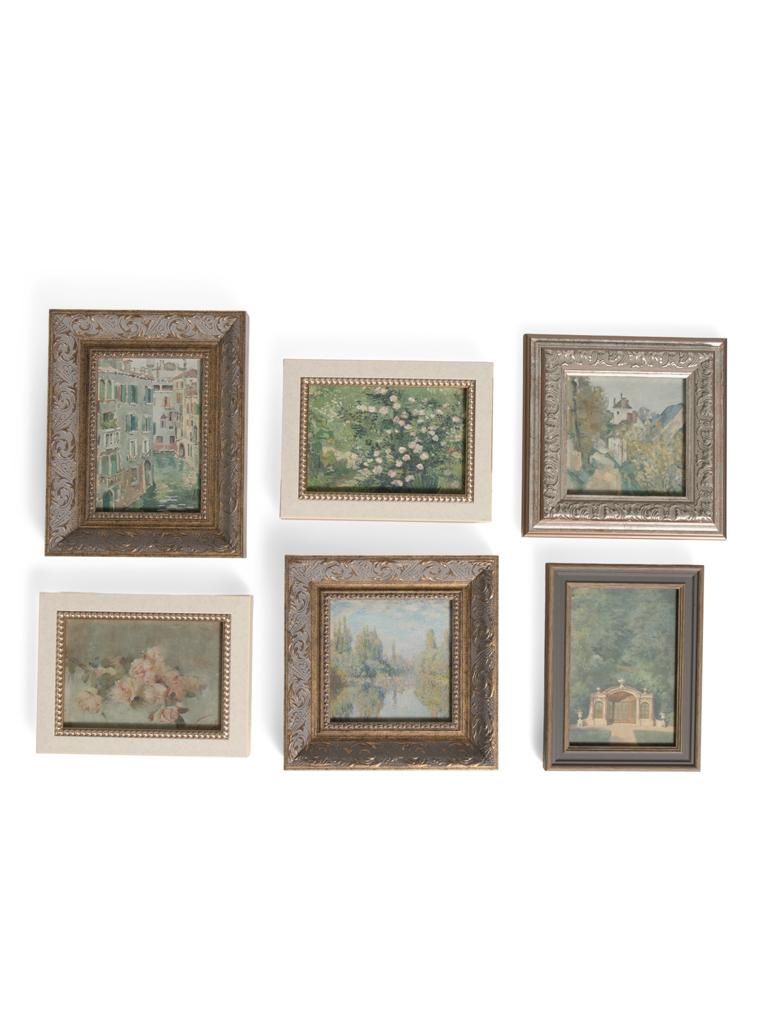 6pc Framed Classic European Garden Wall Art Set | TJ Maxx