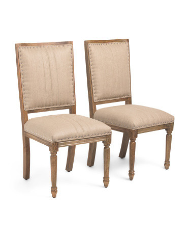 2pk Upholstered Dining Chair Set | TJ Maxx