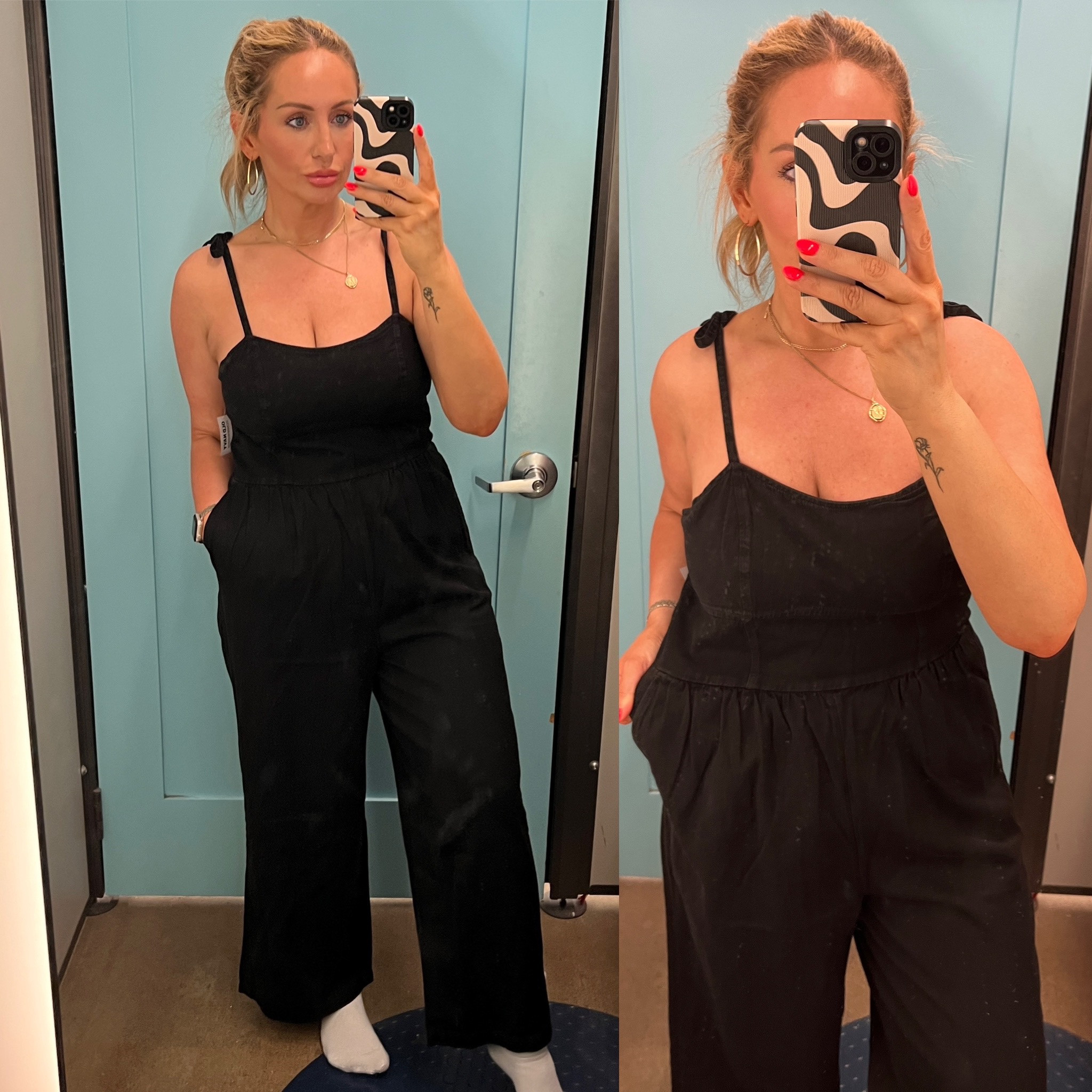 Old Navy corset tie shoulder jumpsuit. Wearing a large but it was too loose in the waist & slightly too short. If you’re shorter than 5’7” it might fit!

#oldnavysale #oldnavyfinds #oldnavytop #midsizeoutfit #midsizestyle #midsize 

#LTKunder50 #LTKsalealert #LTKFind