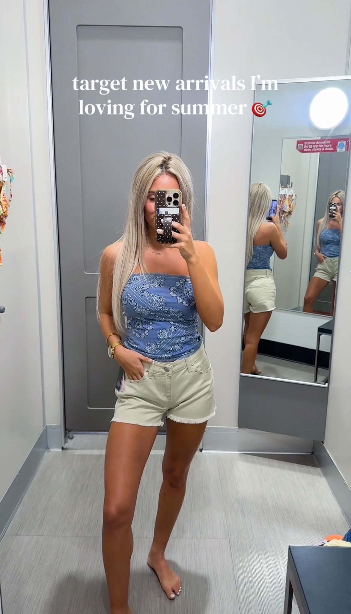 Cutie bandana tube top 🩵

#LTKootd #LTKPetite #LTKU