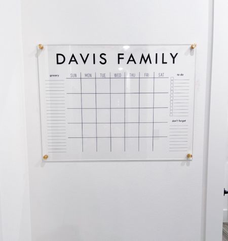 The best family acrylic calendar out there! 

Great for organization for the family 

#LTKHome #LTKFindsUnder100 #LTKFamily