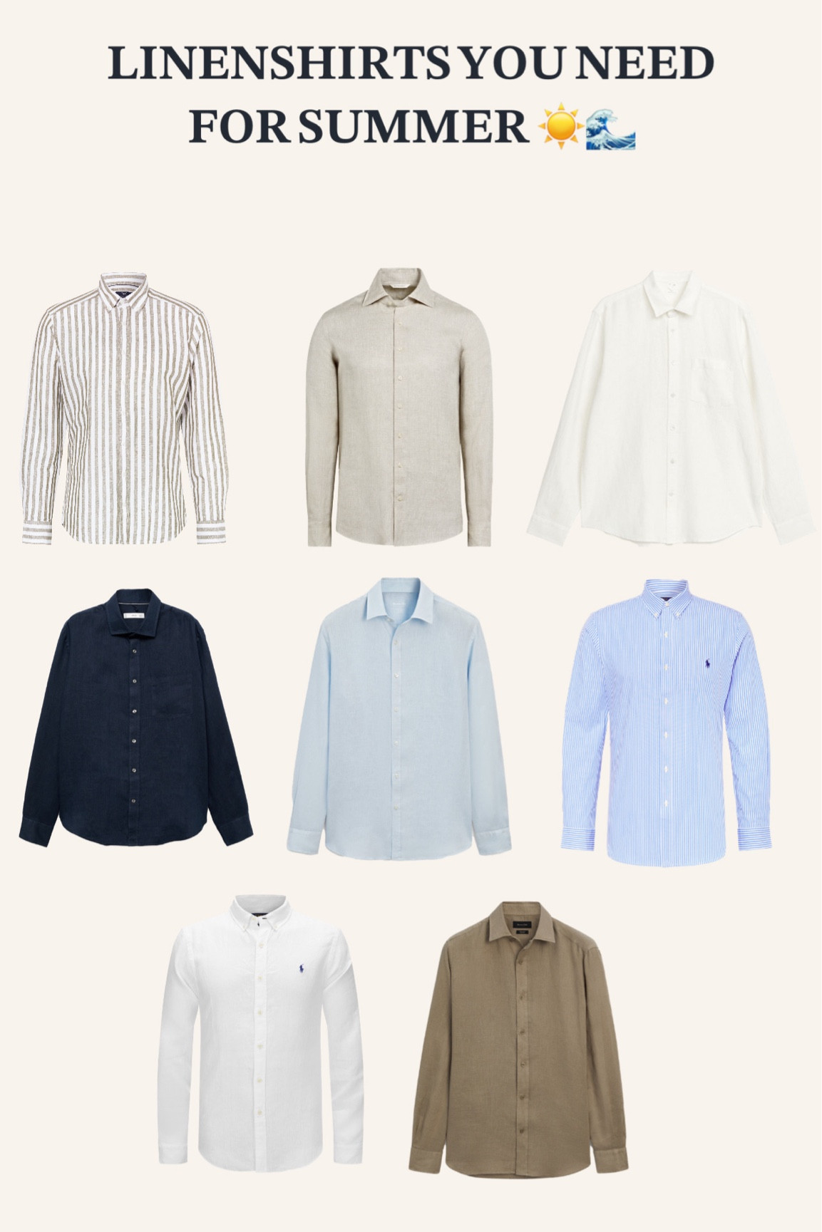Linen Summer Shirts you need rn 

#LTKmens #LTKstyletip #LTKdeutschland