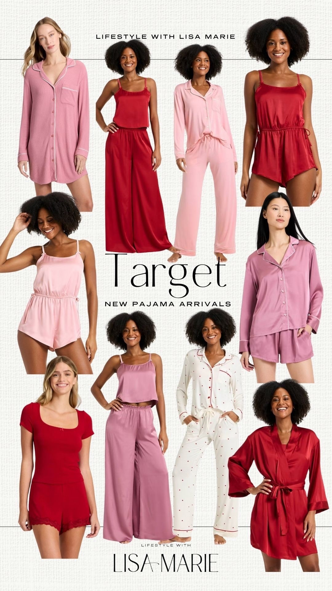 New Target pajamas! Valentine’s Day pjs. Pink and red night gown. Robes. Silk Jammies. Matching sets. Lingerie. 

#LTKmorningroutine #LTKSeasonal #LTKGiftGuide