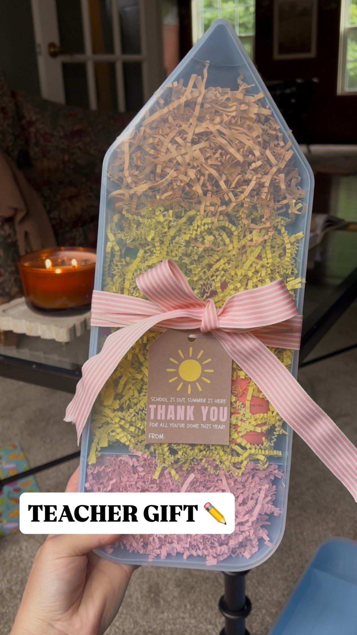 Linked below are some teacher gift ideas + crinkle paper and pencil container!

#LTKmomlife #LTKselfcare