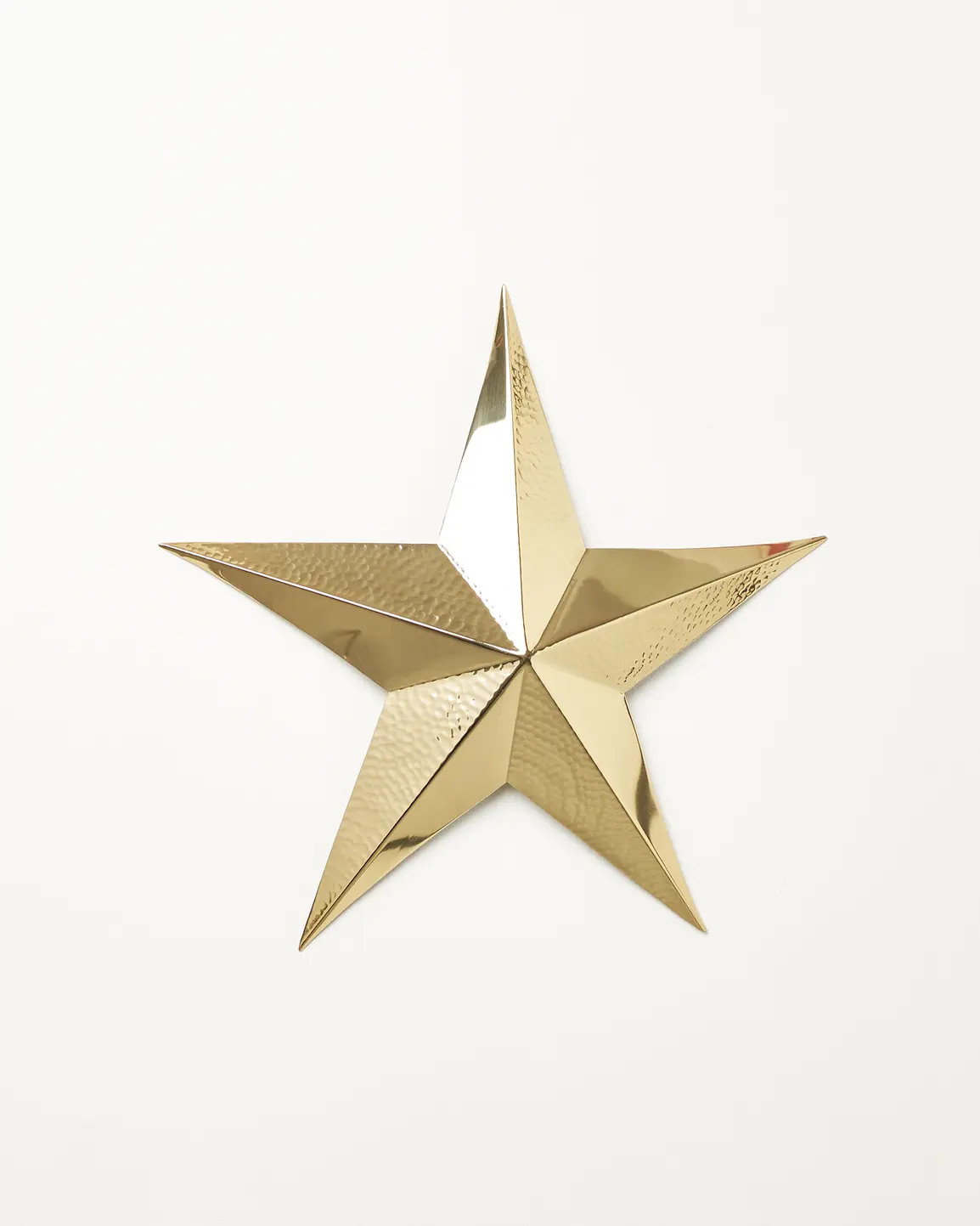 Star Hammered Gold Metal Wall Art | Oliver Bonas | Oliver Bonas (Global)