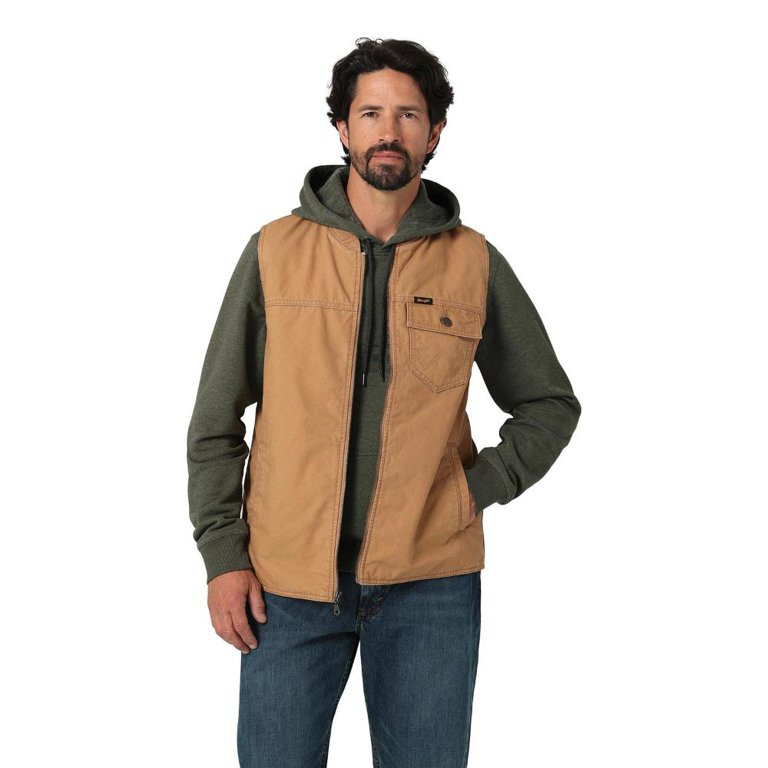 Wrangler Mens Functional Zipper Vest | Walmart (US)