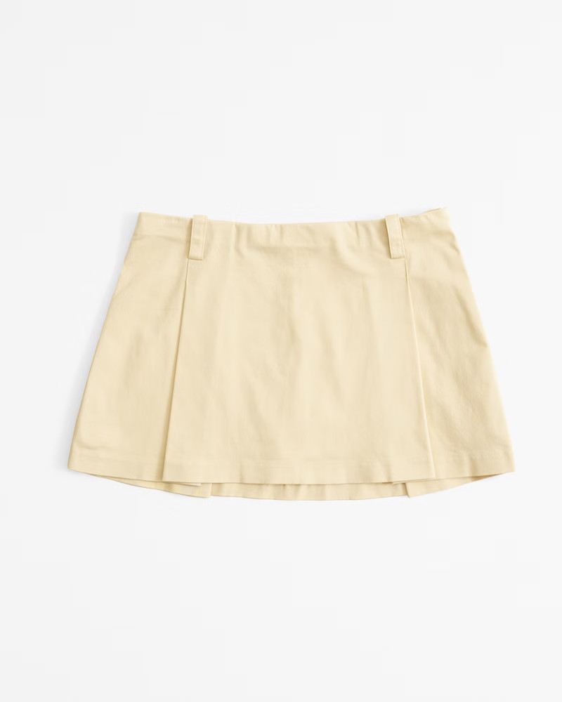 Women's Mid Rise Pleated Mini Skort | Women's Bottoms | Abercrombie.com | Abercrombie & Fitch (US)
