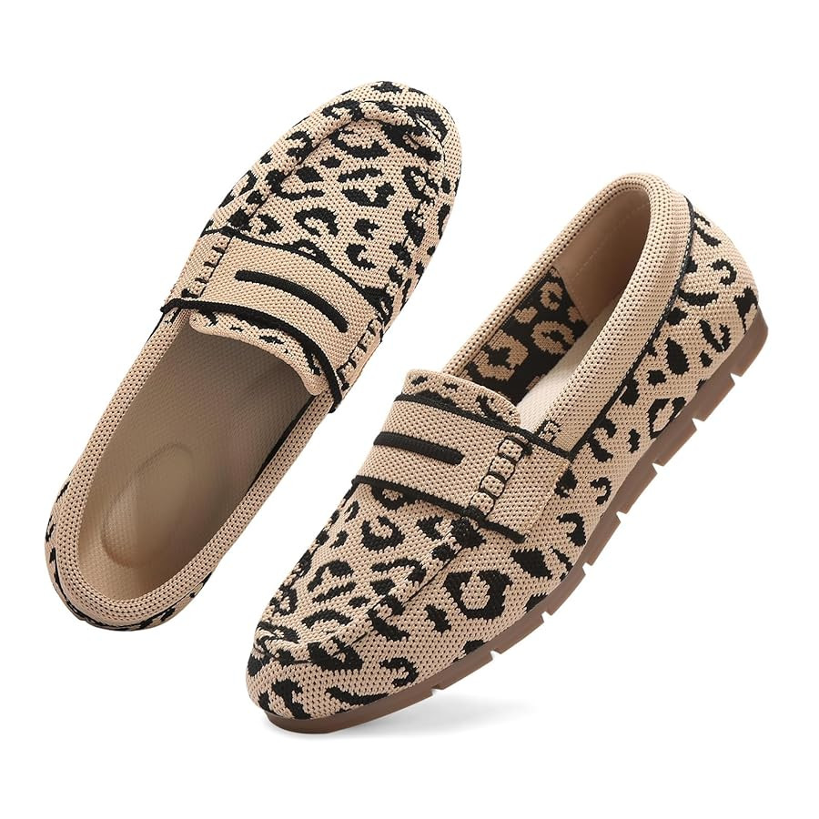 Loafers for Women Comfortable Slip on Work Flats Shoes Womens Dressy Casual Walking Shoes | Amazon (US)