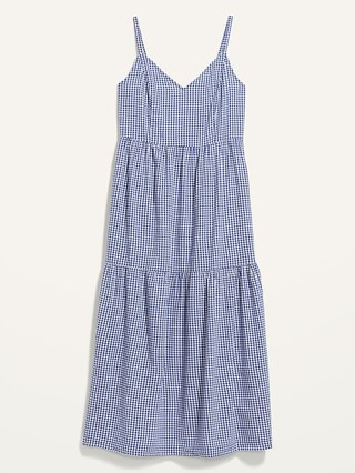 Tiered Printed Maxi Cami Swing Dress for Women | Old Navy (US)