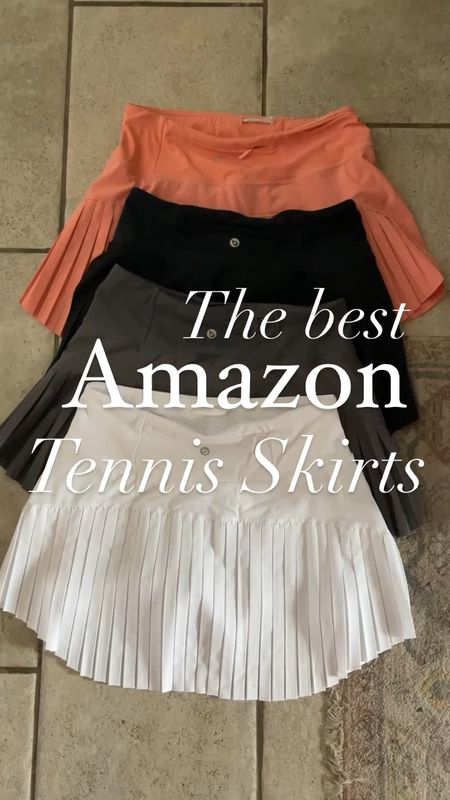 Like and comment “TENNIS SKIRT” to have all links sent directly to your messages. Tennis dresses, skirts are majorly trending so wanted to share my hands down favorite! It’s the most flattering fit with a straight front hut then the fun details on the back and available in a ton of colors ✨ 
.
#amazonfashion #amazonfinds #founditonamazon #tennisskirt #tennisdress #pickleball #casualoutfit #momstyle #LTKfitness #LTKsalealert

#LTKActive