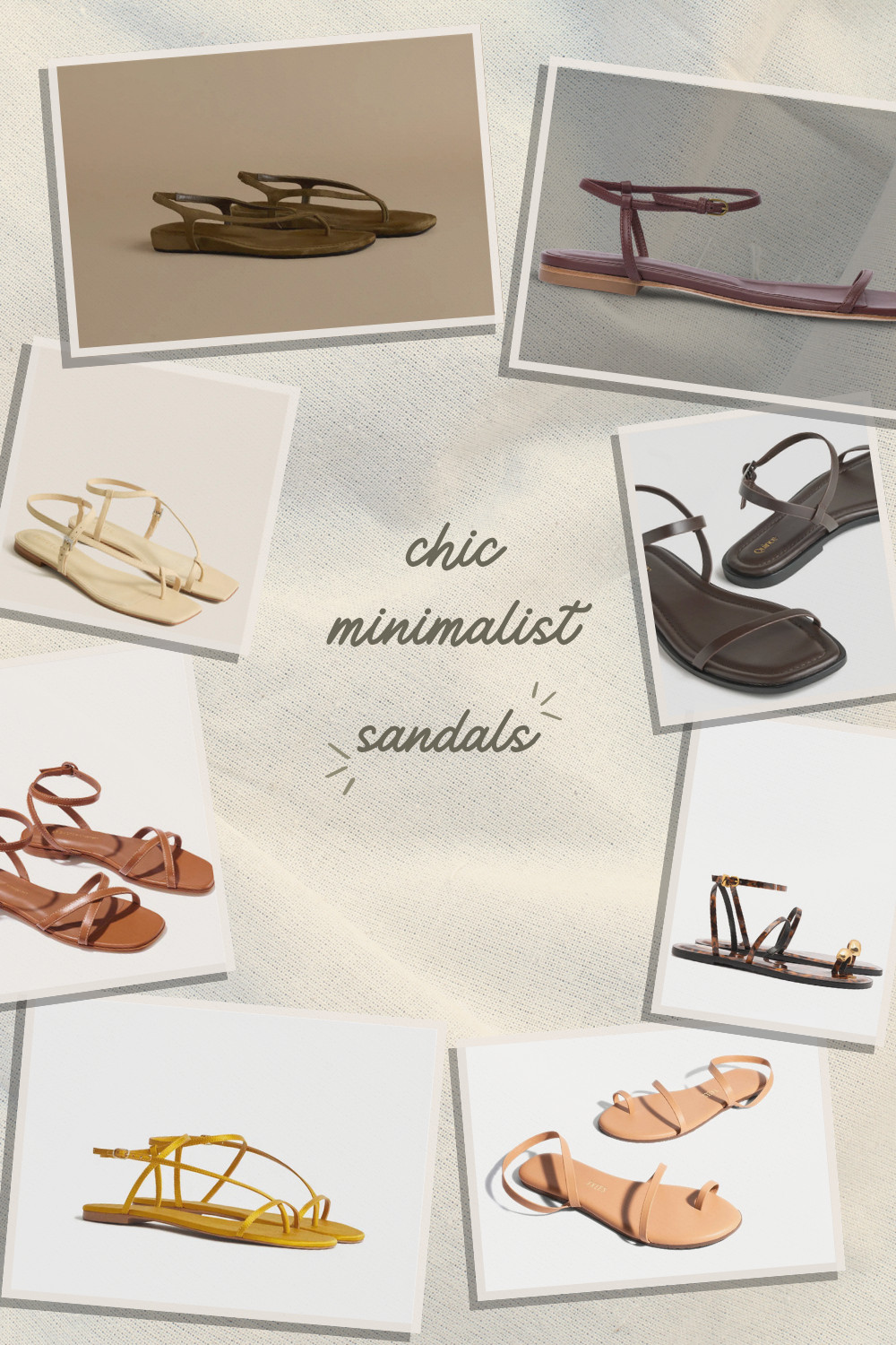 Style files: chic minimalist sandals.

Summer is here, and that means we're back in sandals for the summer, baby. 

 #LTKdayinmylife #LTKootd #LTKSeasonal