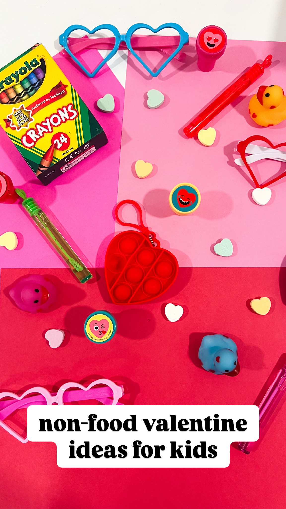 Lots of ideas for non-food Valentine treats for kids!! 