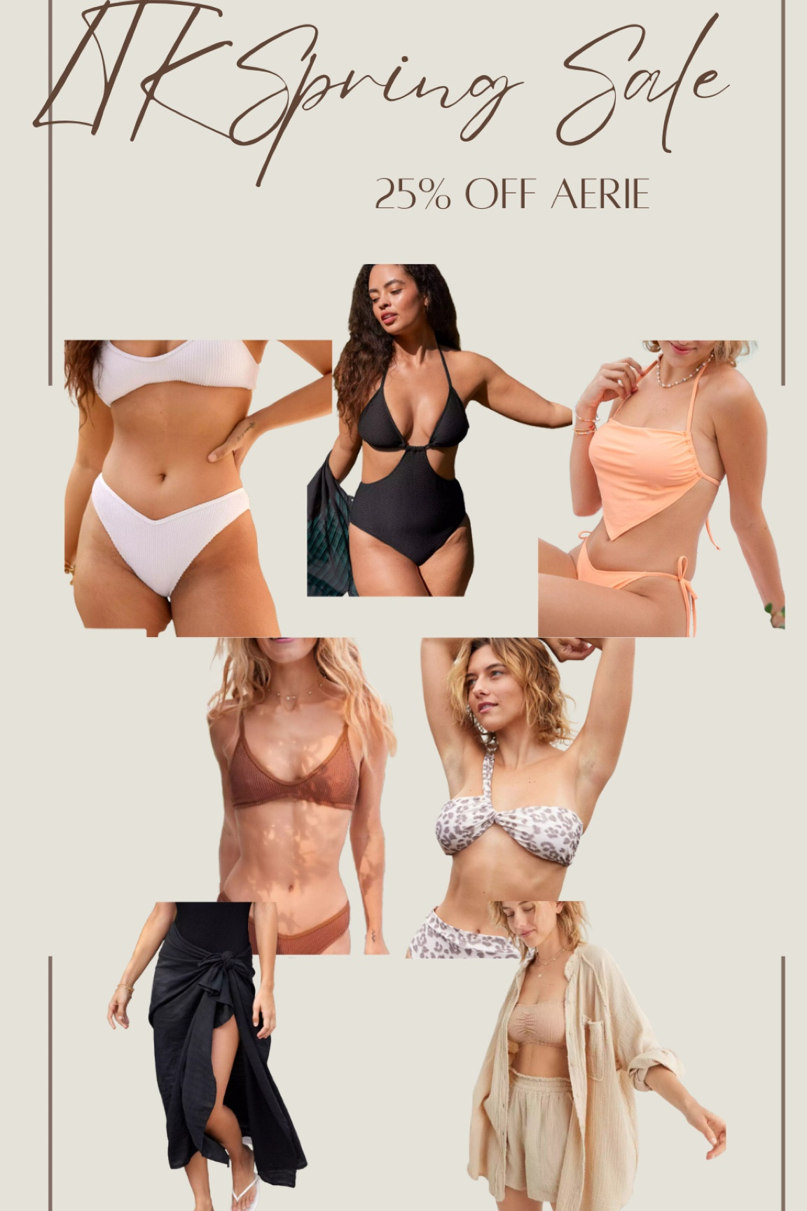 Shop my @aerie picks for the #ltksale
•
•


#LTKswim #LTKSale #LTKsalealert