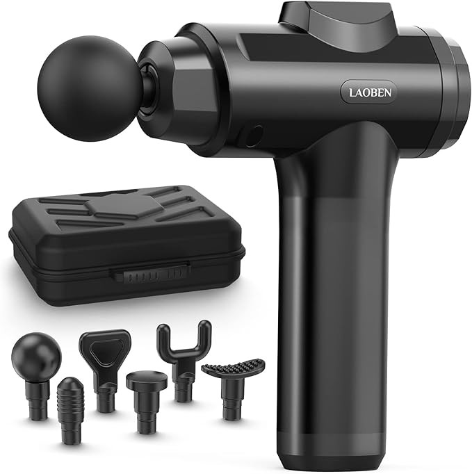 Muscle Massage Gun, LAOBEN Deep Tissue Back Massager with 20 Speeds, Portable Electric Percussion... | Amazon (US)