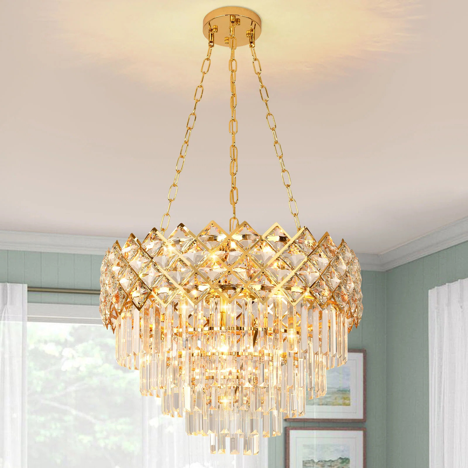 Shiron Dimmable Tiered Chandelier | Wayfair North America