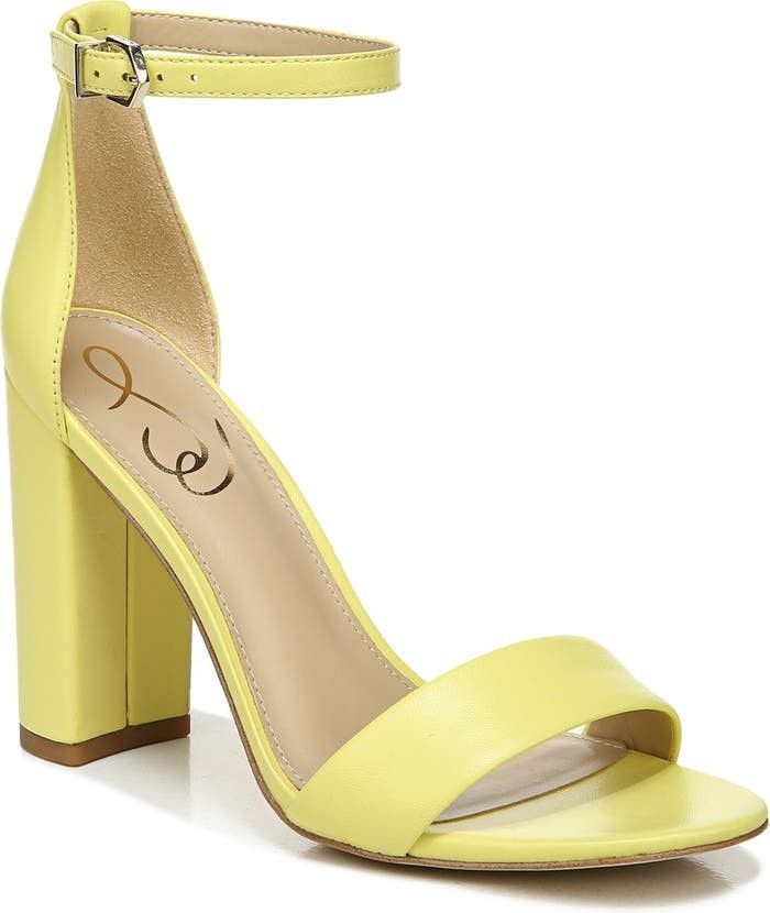 Yaro Ankle Strap Sandal - Yellow Sandal  | Nordstrom