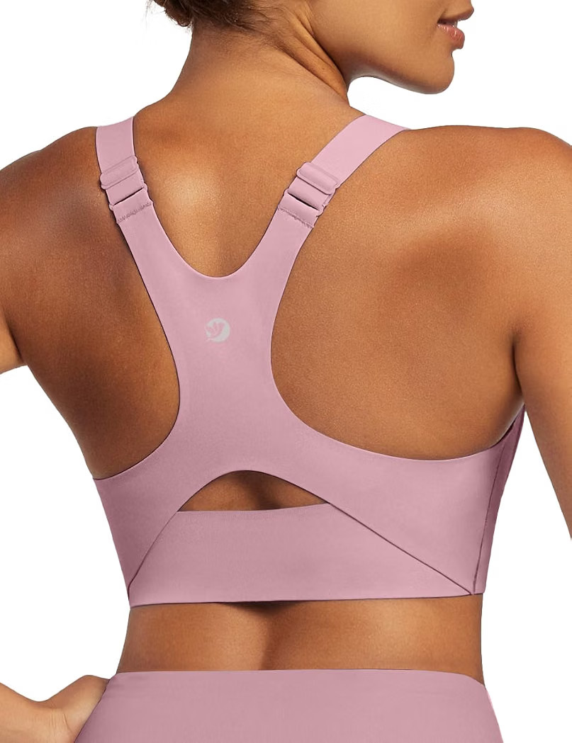 Sports Bras for Women High Support Large Bust Racerback Workout Tank Tops | Amazon (US)
