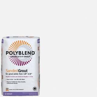Custom Building Products Polyblend #640 Arctic White 25 lb. Sanded Grout-PBG64025 - The Home Depo... | The Home Depot