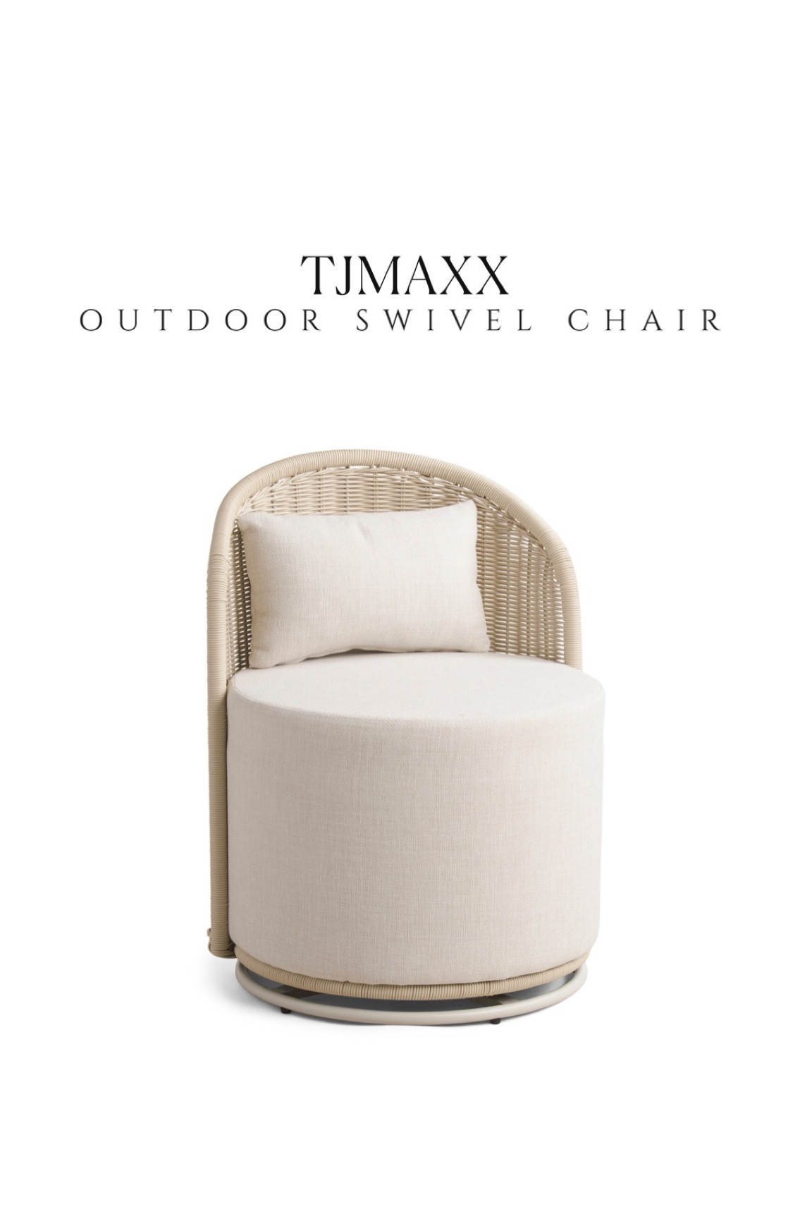 Lillian august outdoor wicker swivel chair at tjmaxx! Wicker outdoor furniture patio set 

#LTKsalealert #LTKfindsunder50 #LTKhome