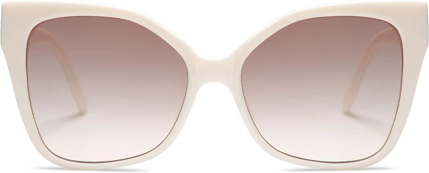 Retro Oversized Sunglasses Womens Cateye 70s Big Sun Glasses UV400 Protection SJ2195 | Walmart (US)