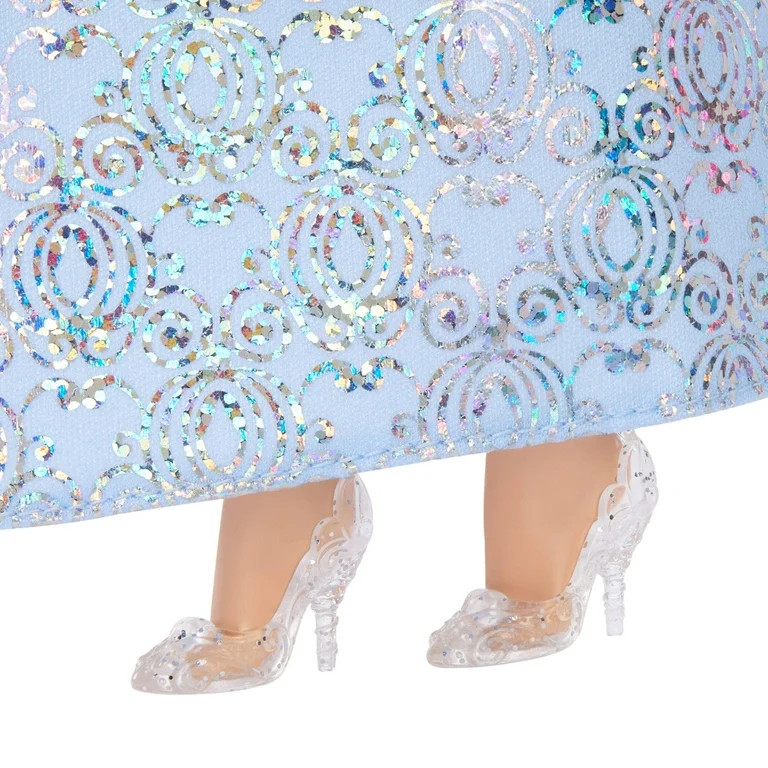Disney Princess Cinderella Fashion Doll with Blonde Hair, Blue Eyes & Hair Accessory | Walmart (US)
