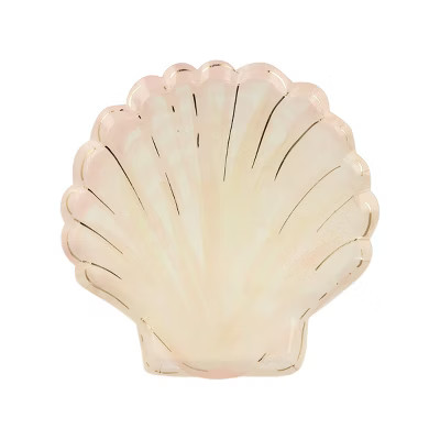 Meri Meri Watercolor Clam Shell Plates | Target
