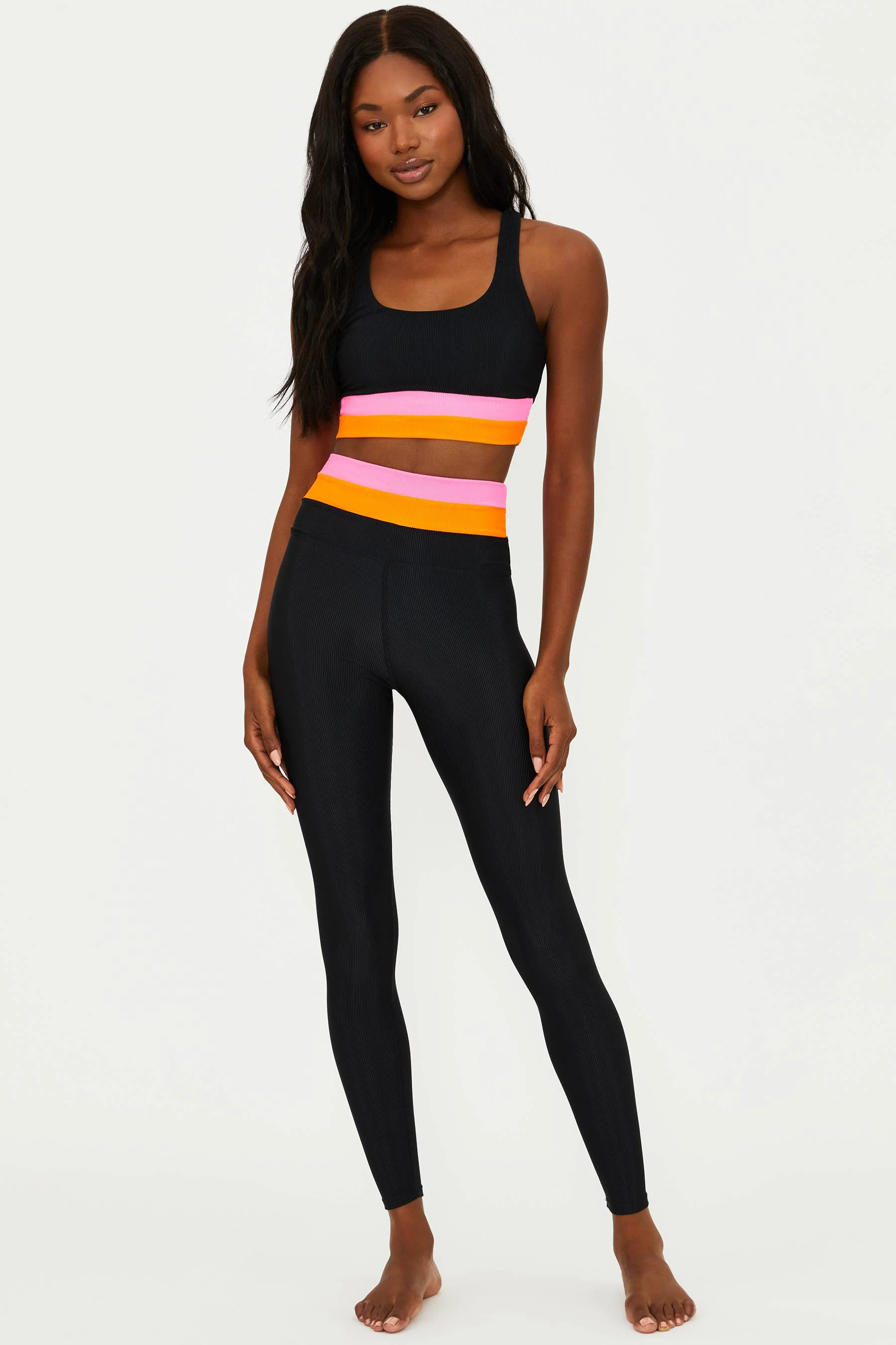 Trinity Legging Sangria Sunset Colorblock | Beach Riot