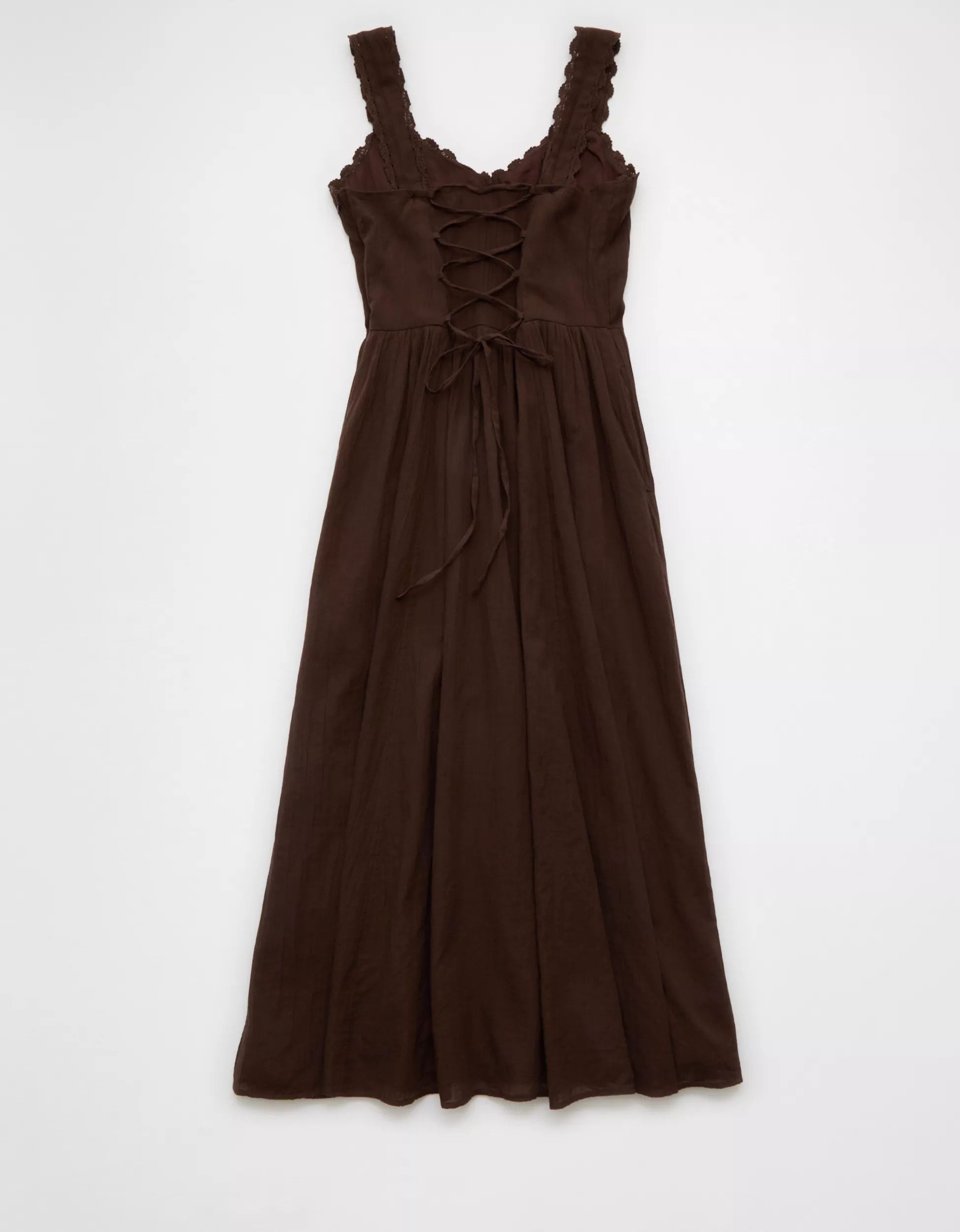 AE Sweetheart Corset Midi Dress | American Eagle Outfitters (US & CA)