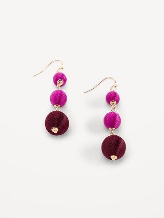 Gold-Plated Dangling Sphere Earrings for Women | Old Navy (US)