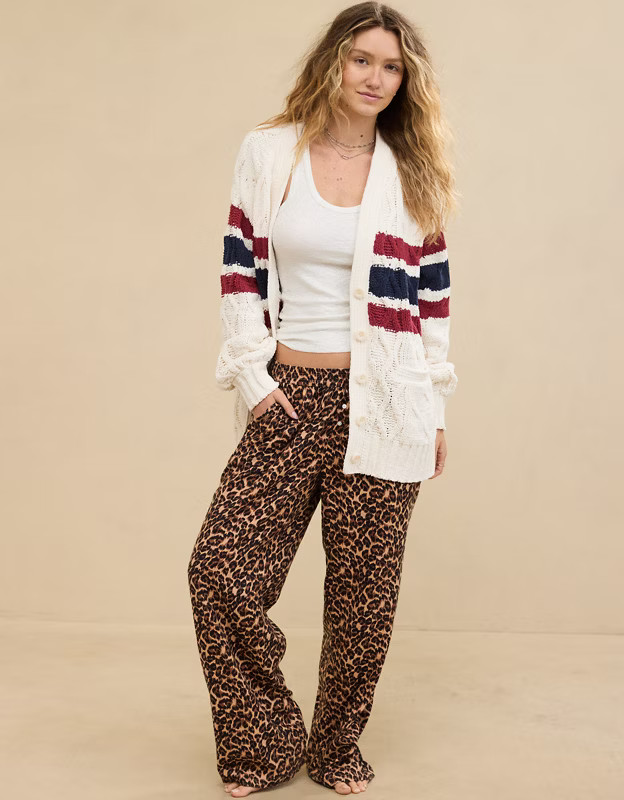 Aerie Oversized Cable Cardigan | Aerie