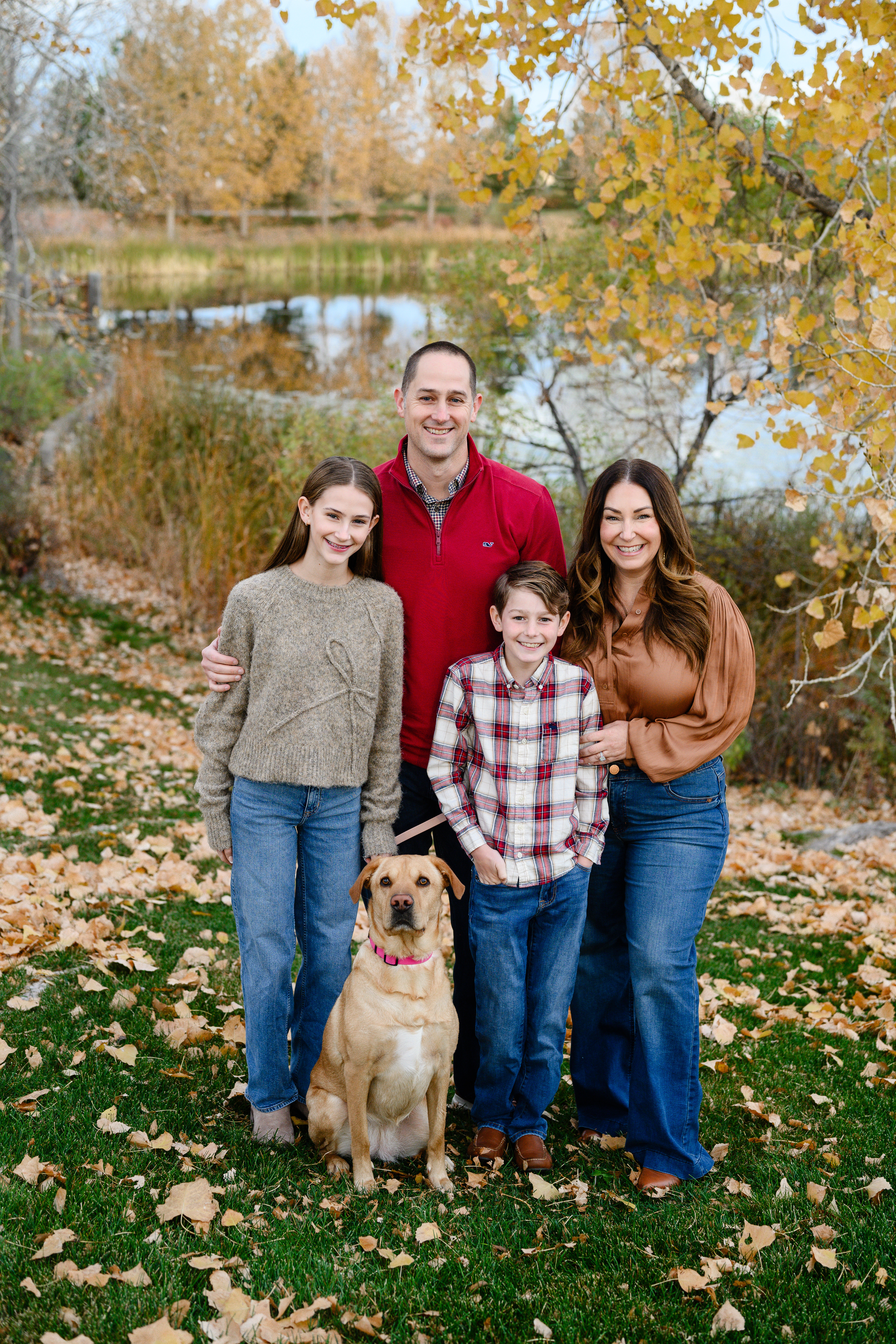 Fall family photos wearing large blouse, 14 in jeans // tween bow sweater 

#LTKSeasonal #LTKFamily