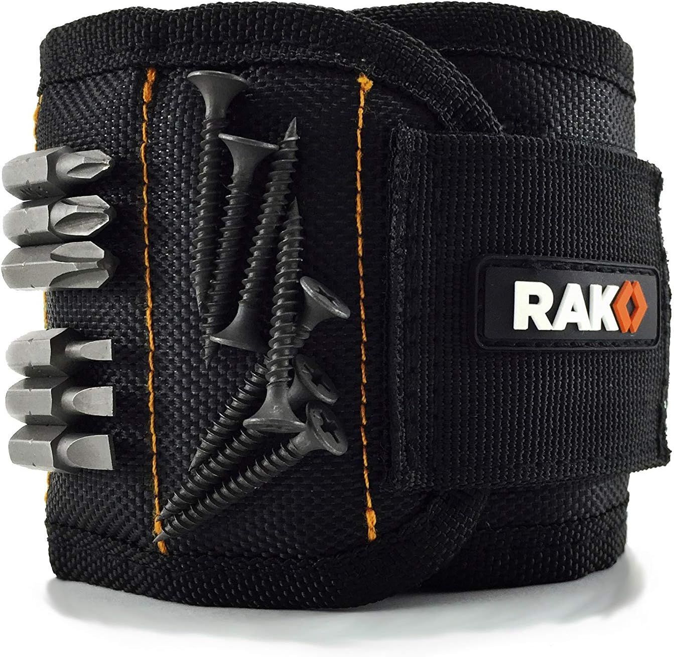 RAK Magnetic Wristband for Holding Screws, Nails and Drill Bits for Men - Made from Premium Balli... | Amazon (US)