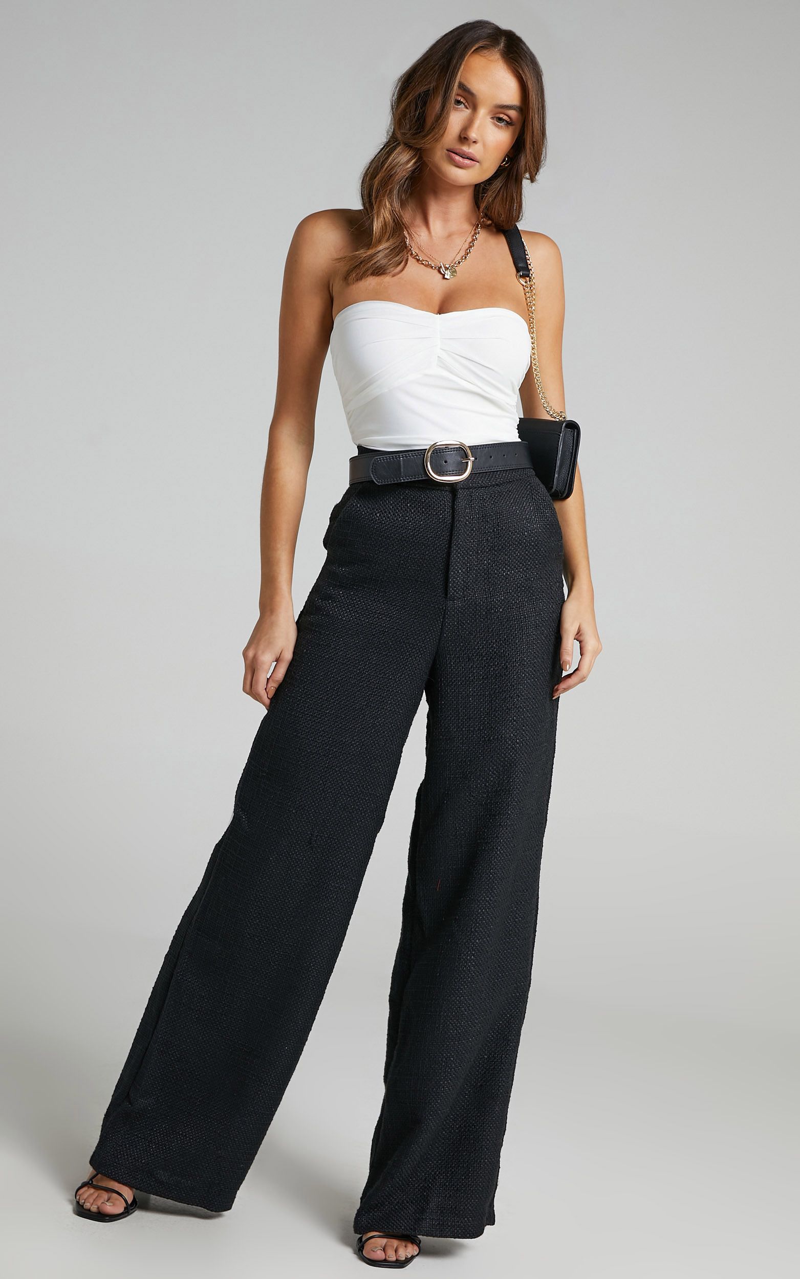 Walters Wide Leg Pants in Black | Showpo | Showpo - deactived