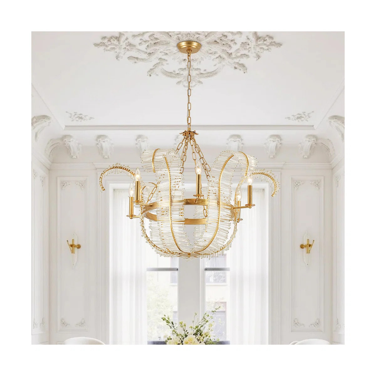 Yaritza 4 - Light Dimmable Empire Chandelier | Wayfair North America