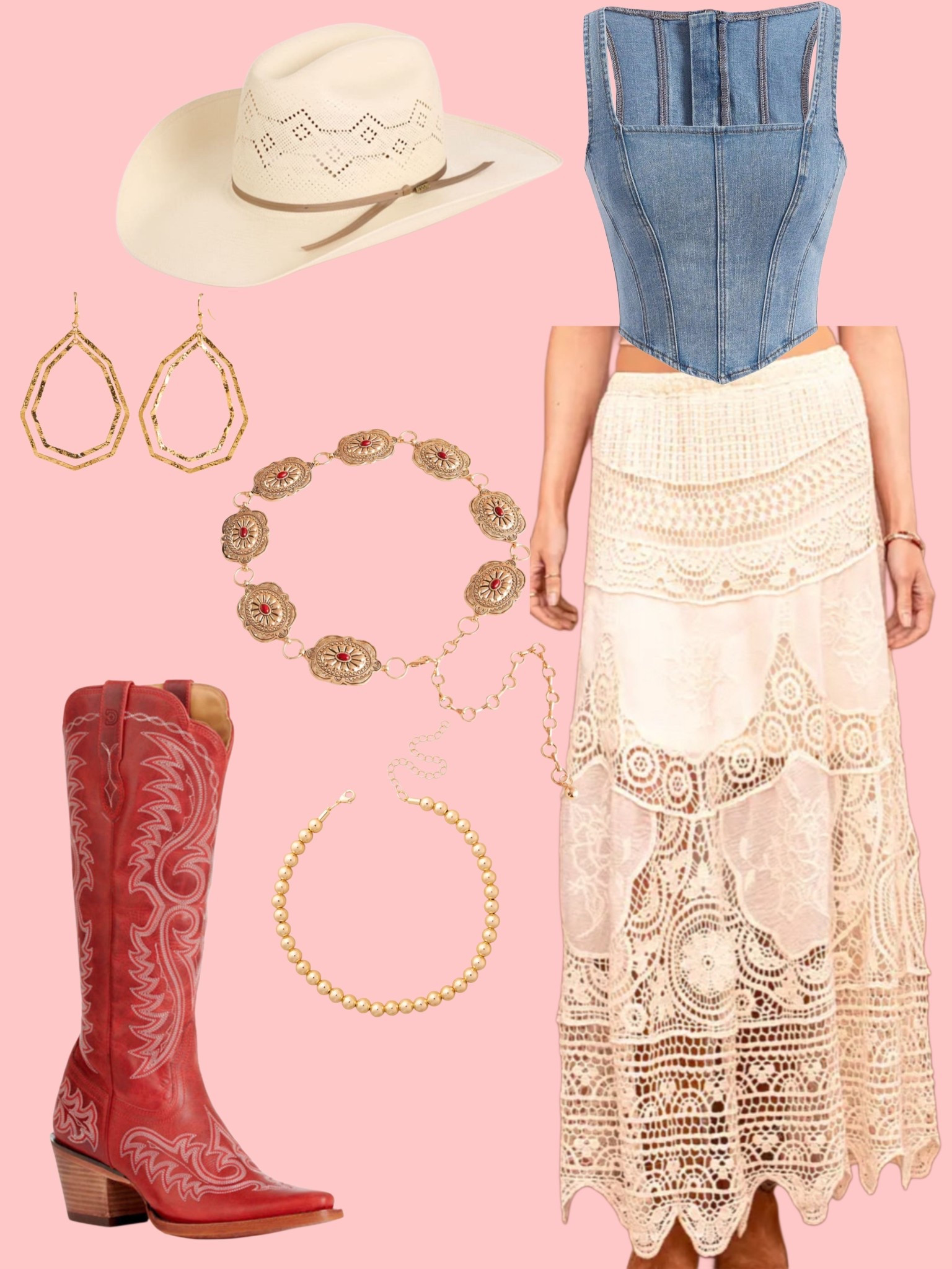 Loving this red, white, and blue western fit! Such good country patriotic outfit inspo! 

#LTKFestival #LTKSeasonal #LTKootd