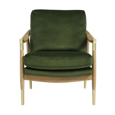 Langford Performance Velvet Accent Armchair | Wayfair North America