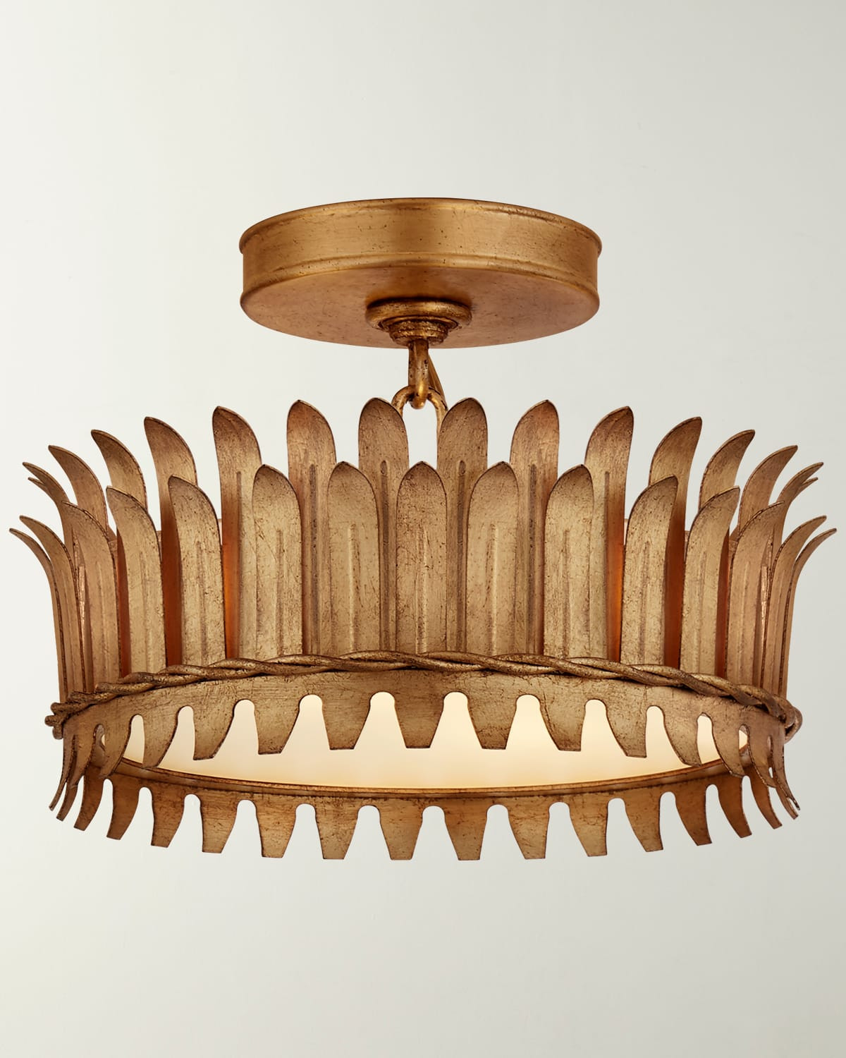 Leslie 12" Semi-Flush | Neiman Marcus