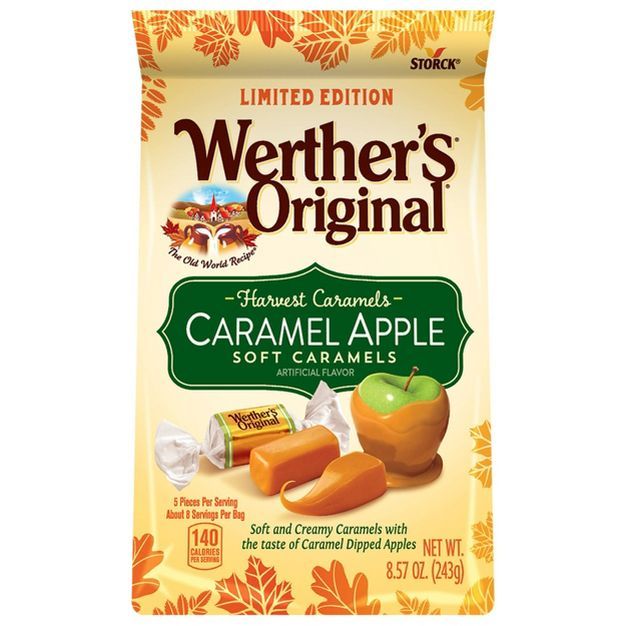 Werther's Original Halloween Caramel Apple Soft Caramels - 8.57oz | Target